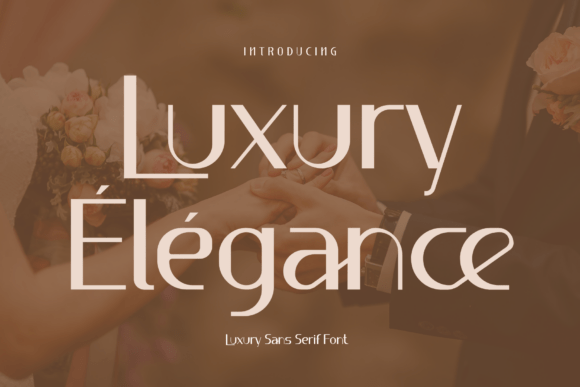 Luxury Élégance: A Premium Sans Serif Font for Digital Brands
